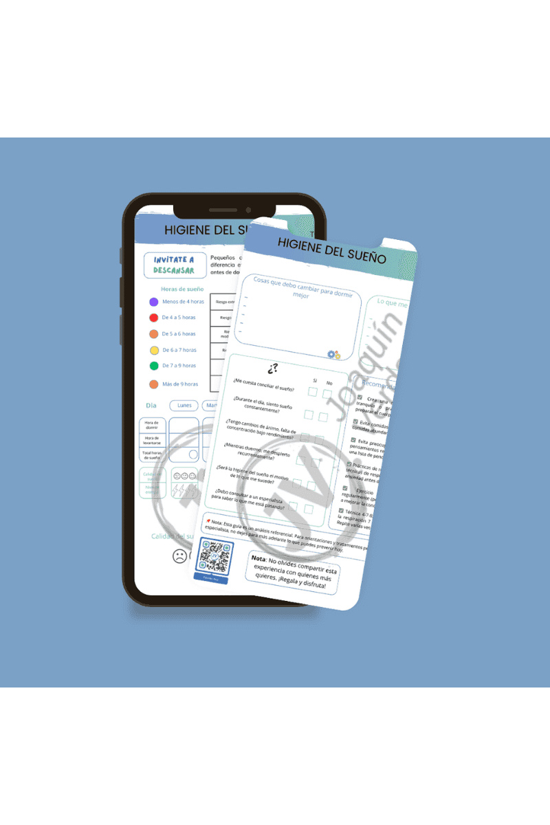 Ficha De Higiene Del Sue o Para Mejorar Descanso Y Bienestar