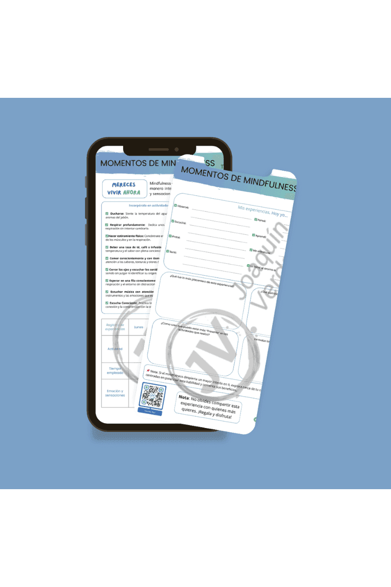 Ficha De Momentos De Mindfulness Calma Y Bienestar Emocional